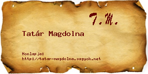 Tatár Magdolna névjegykártya